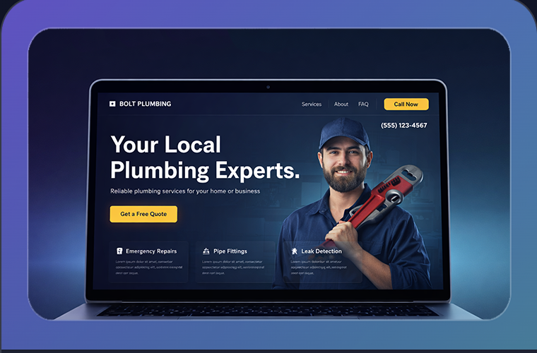 Trade Business Website preview